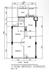 Blk 129 Bukit Merah View (Bukit Merah), HDB 3 Rooms #600830931